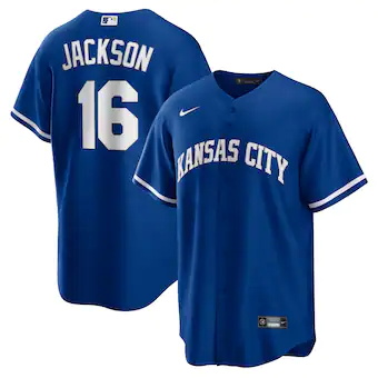 mens nike bo jackson royal kansas city royals alternate coo